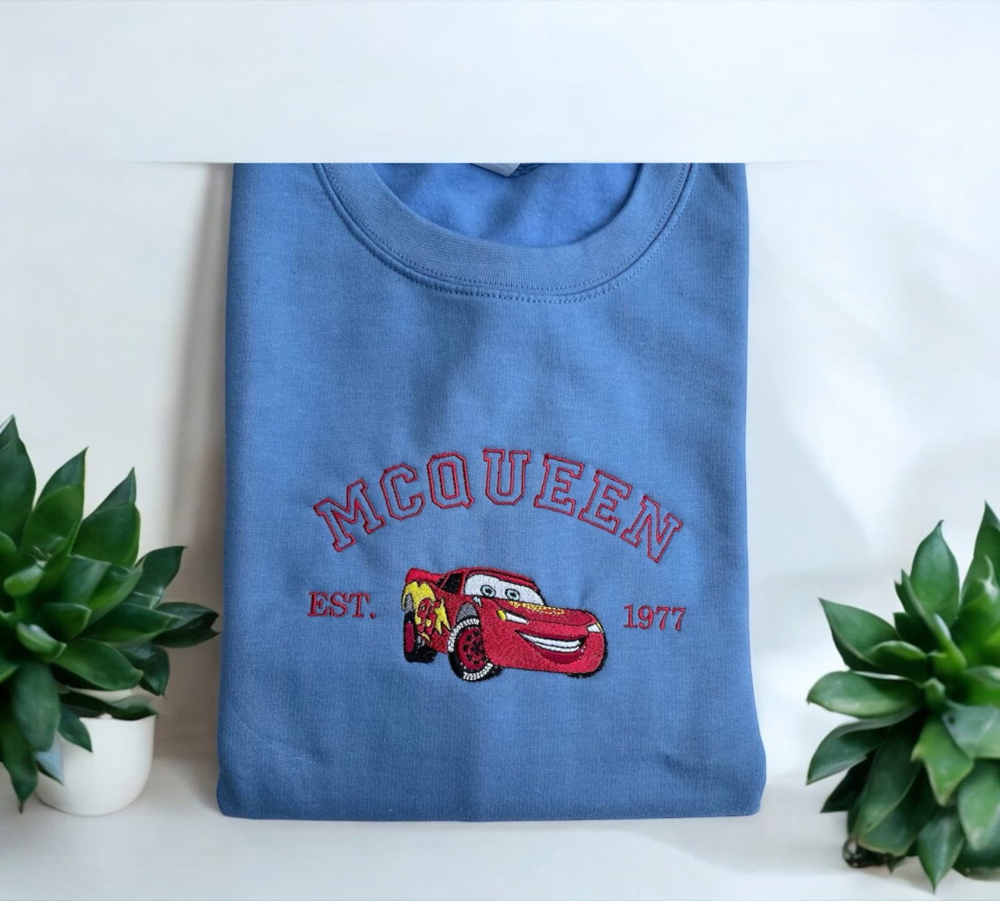 Cars Couple matching embroidered sweatshirt