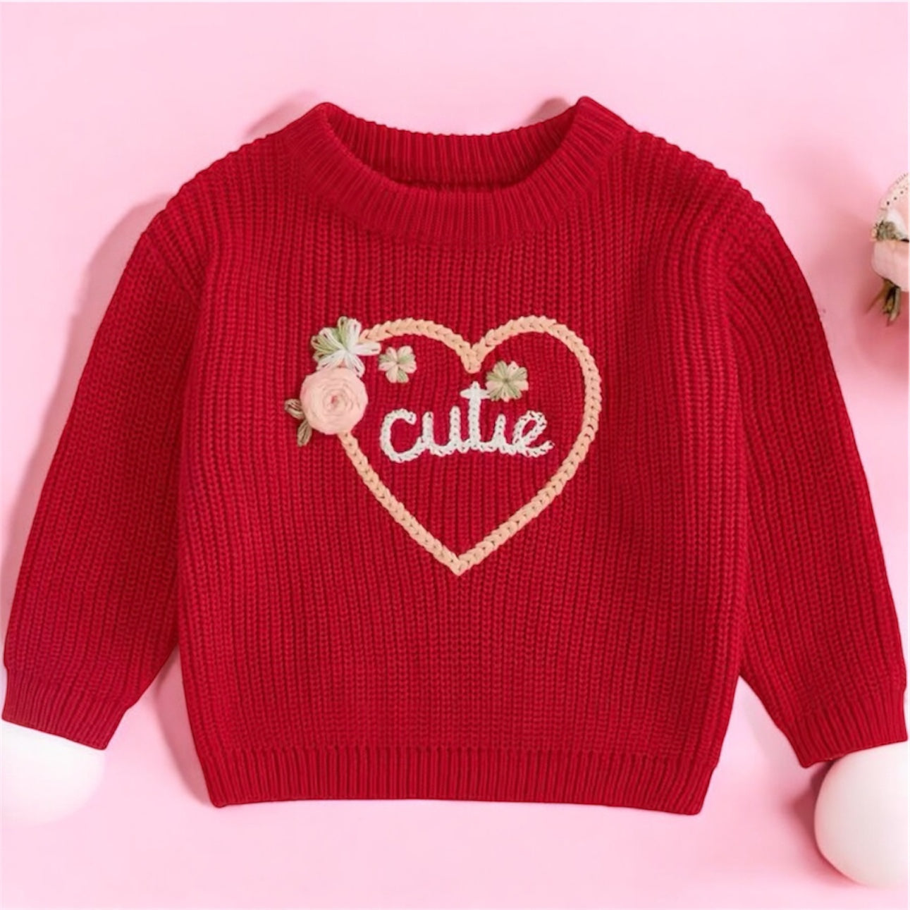 Valentine’s Day baby sweatshirt