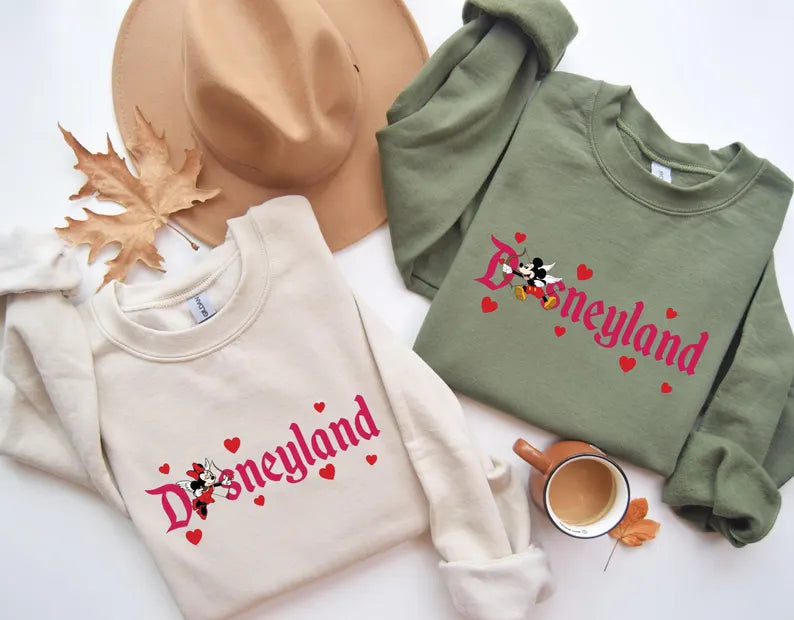 Mickey And Minnie Love Sweatshirt