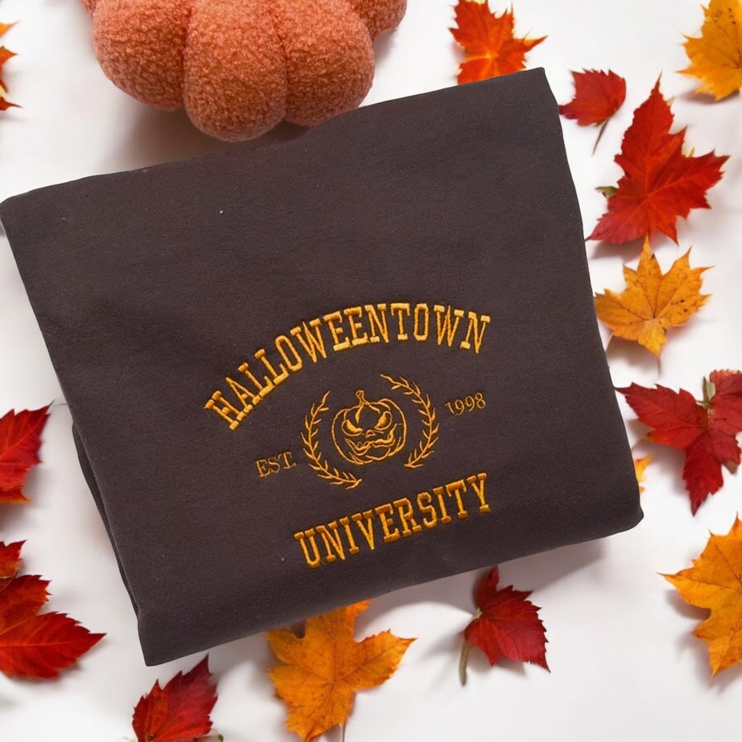 HALLOWEEN TOWN UNIVERSITY embroidered sweatshirt