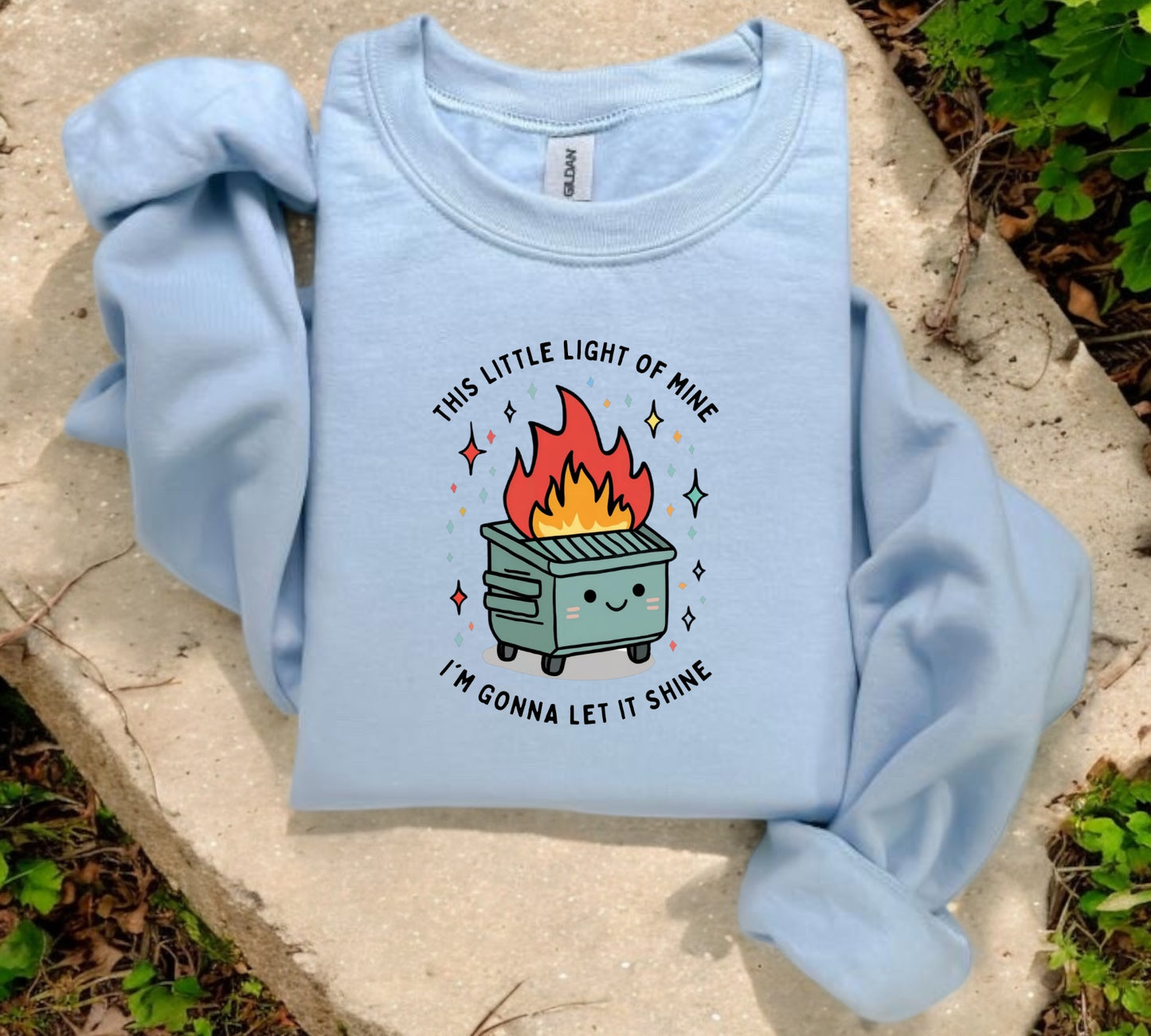 This little light of mine I’m gonna let it shine Printed Sweatshirt
