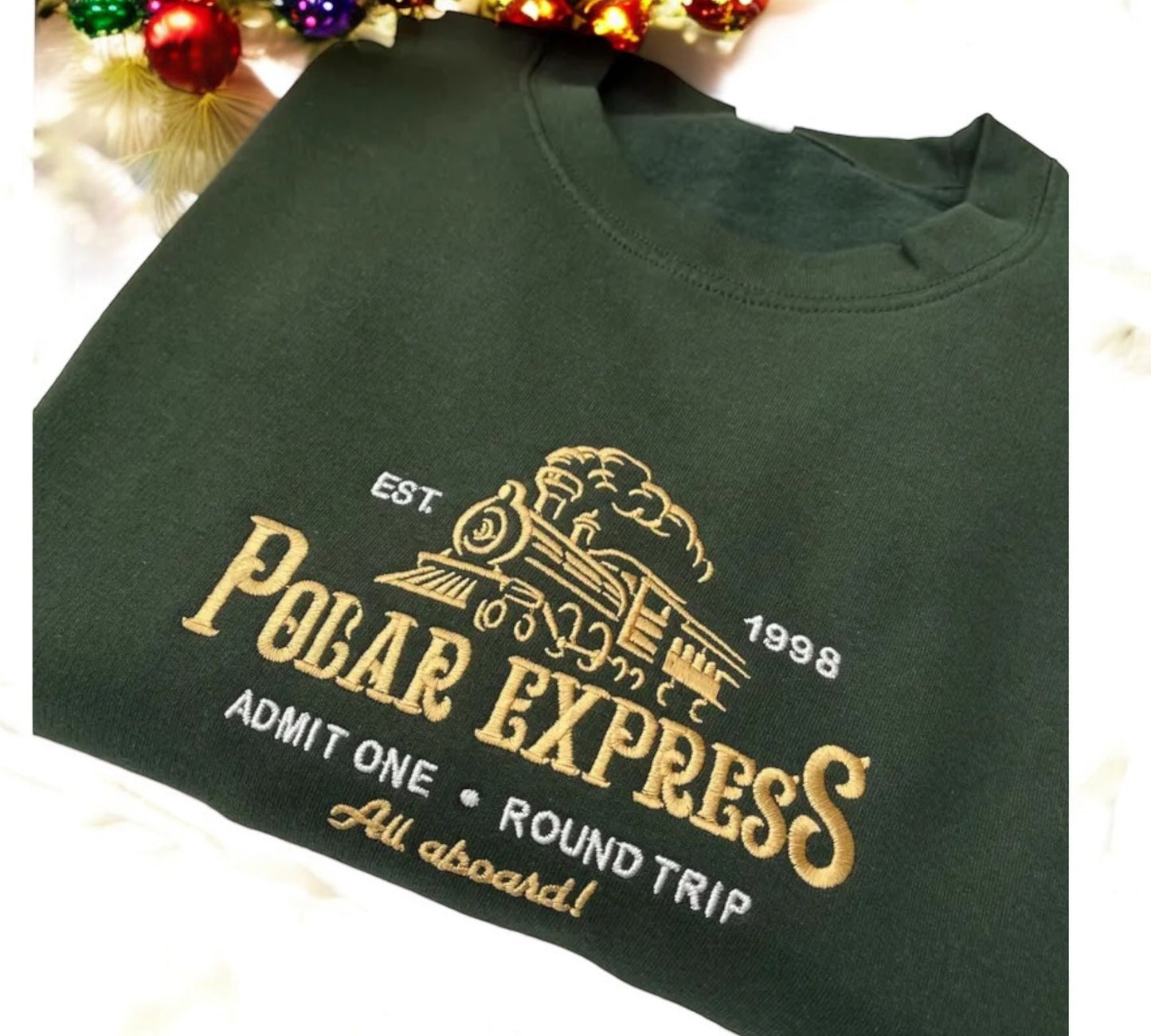 Polar express Embroidered sweatshirt