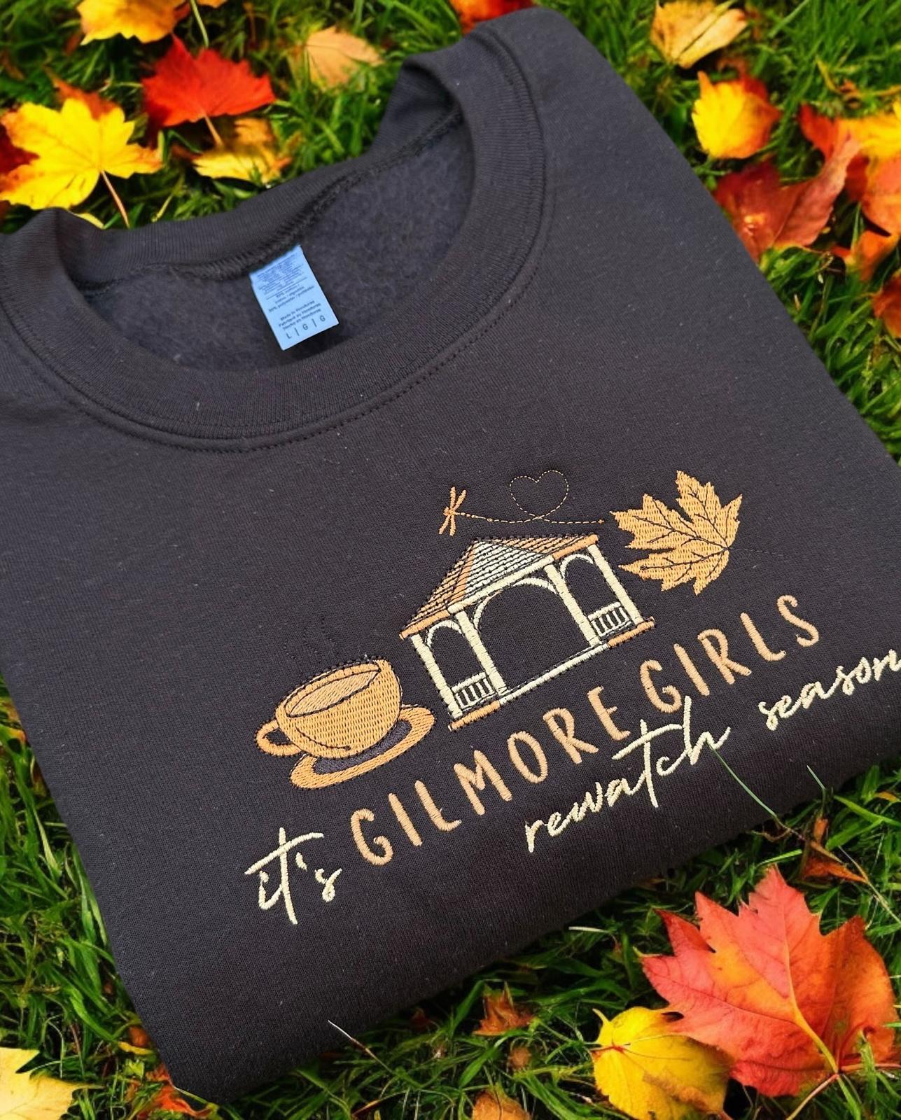 Gilmore Girls Rewatch season Embroidered sweatshirt