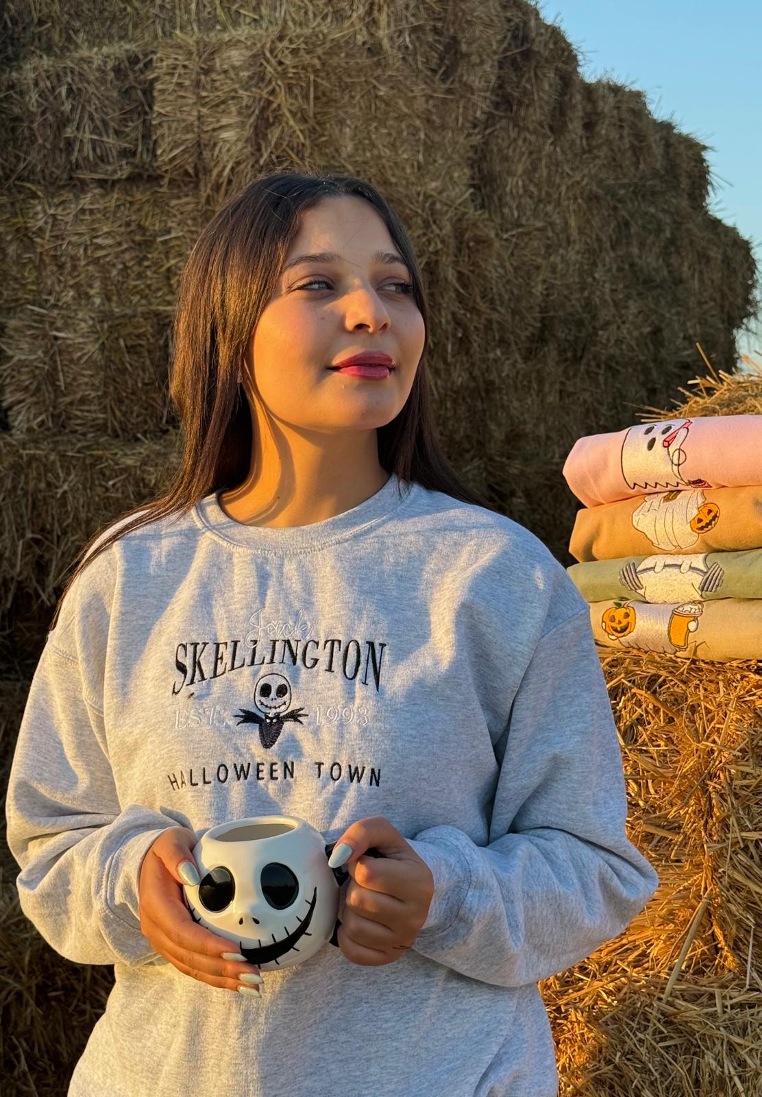 Jack Skellington Embroidered sweatshirt