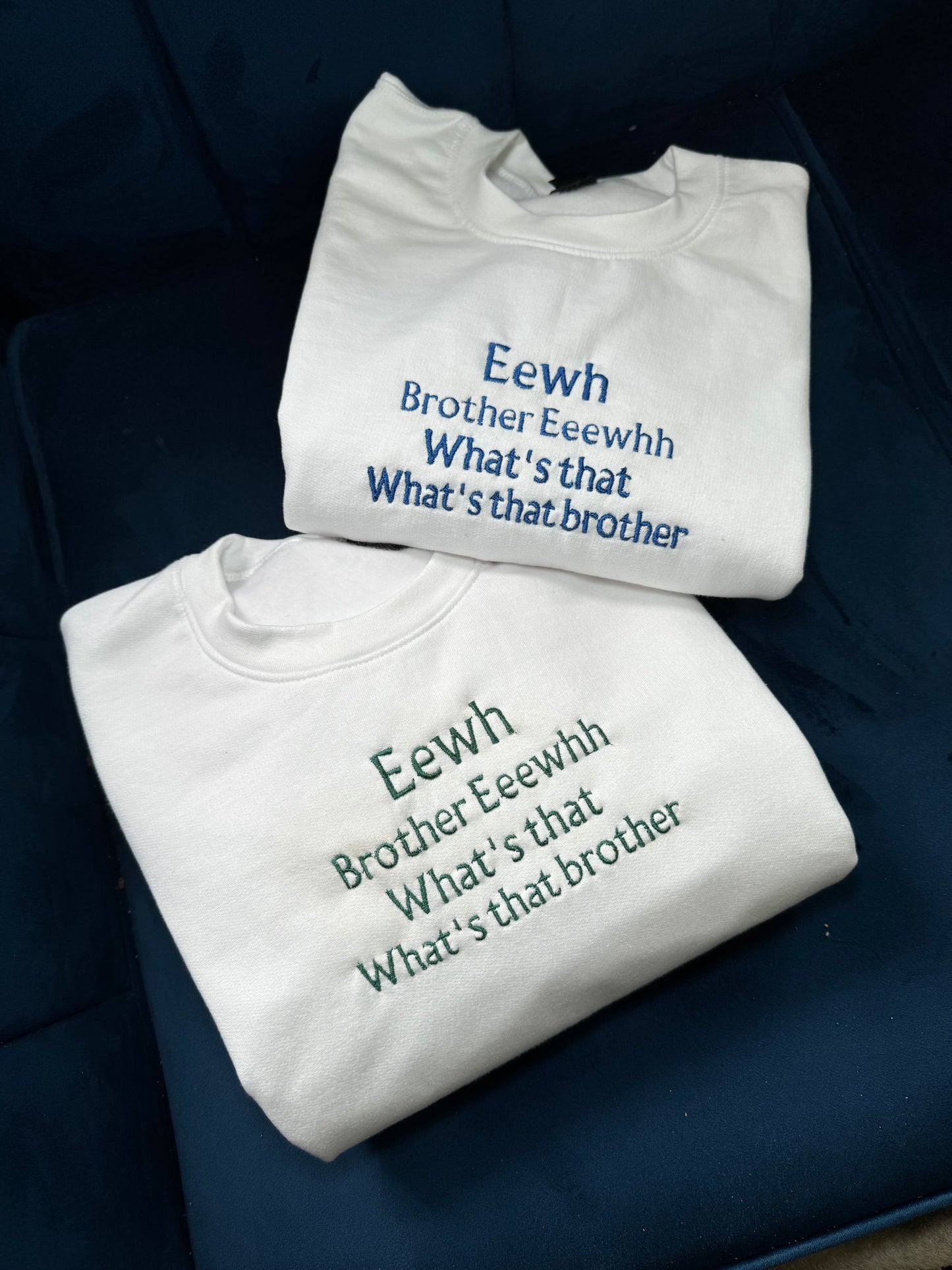 Brother Ewwh embroidered sweatshirt