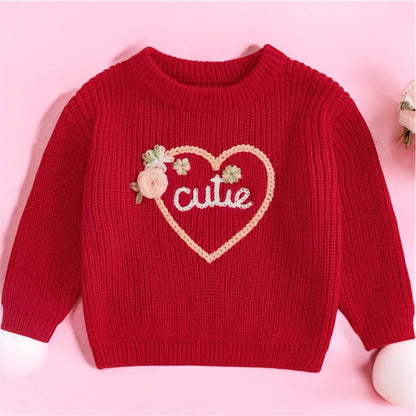 Valentine’s Day baby sweatshirt