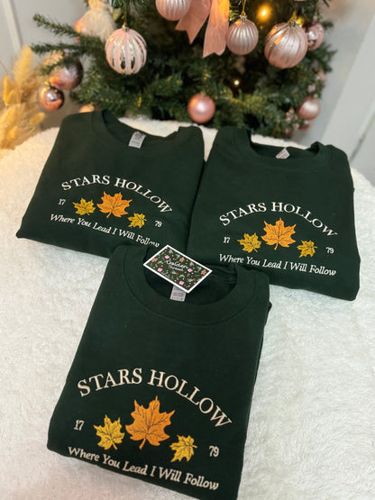 Stars Hollow embroidered sweatshirt