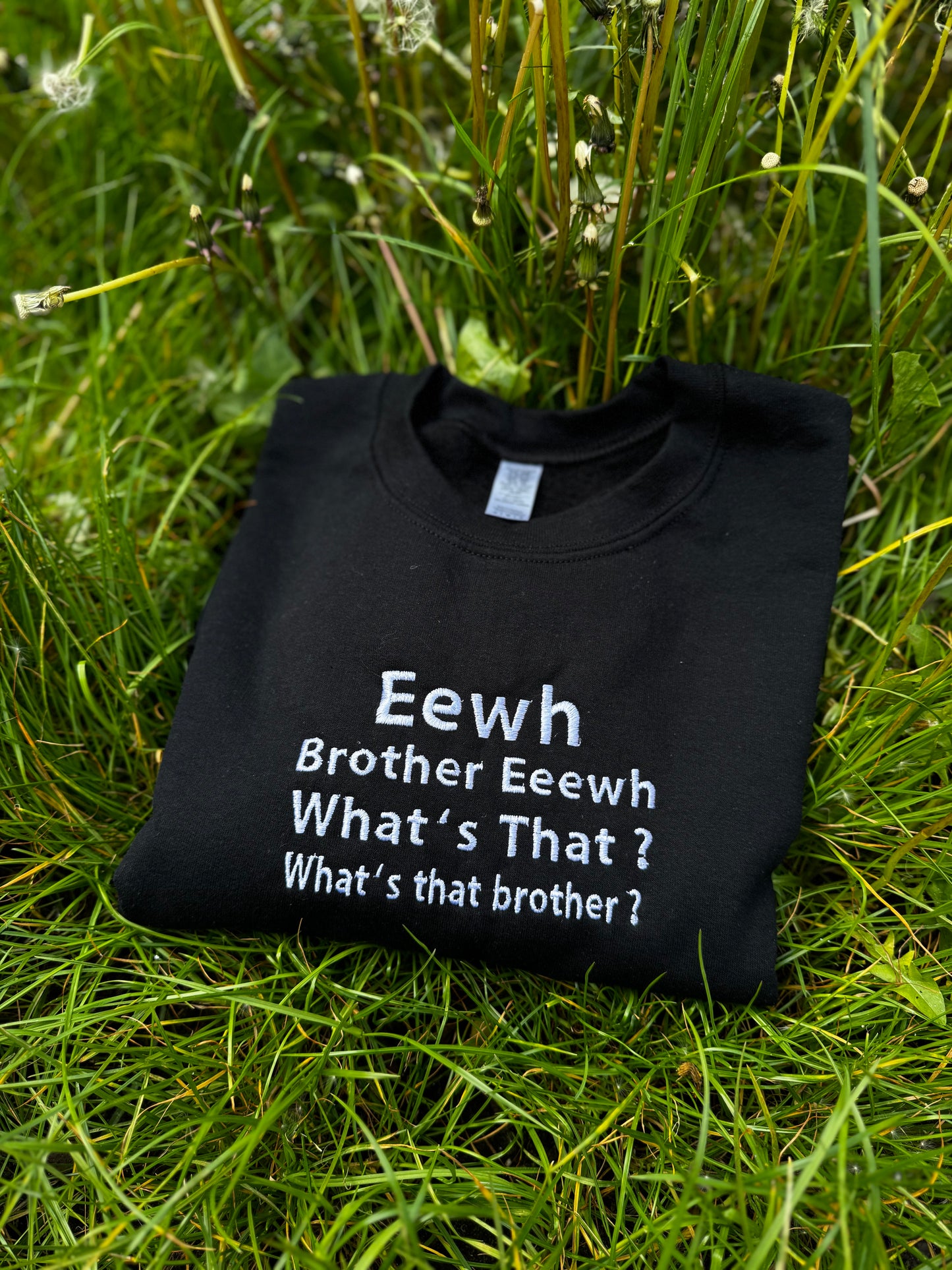 Brother Ewwh embroidered sweatshirt