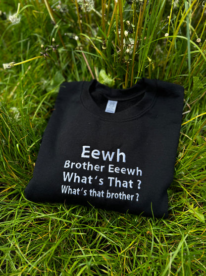 Brother Ewwh embroidered sweatshirt