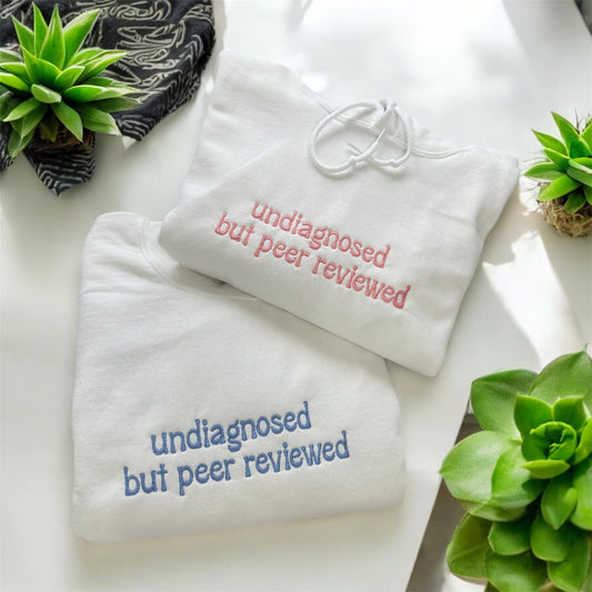 Undiagnosed but peer reviewed embroidered Sweatshirt