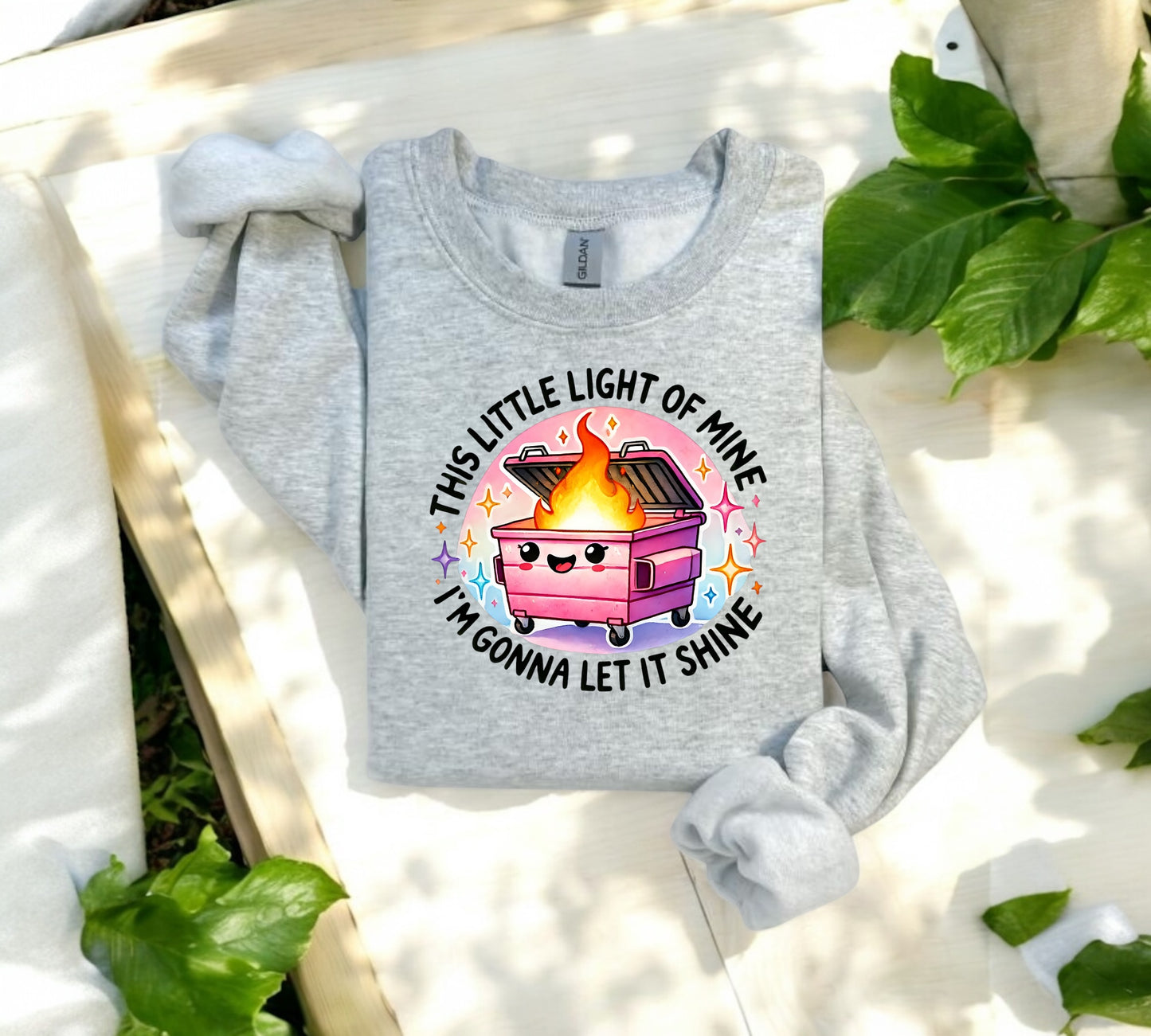 This little light of mine I’m gonna let it shine Printed Sweatshirt