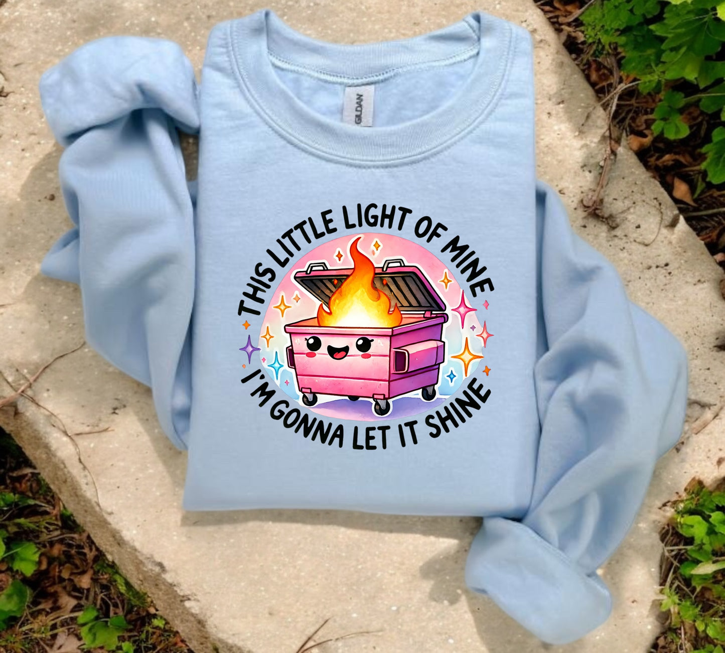 This little light of mine I’m gonna let it shine Printed Sweatshirt