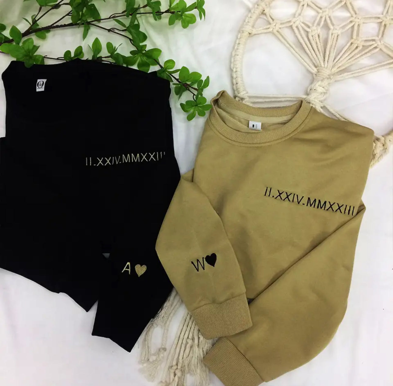 CUSTOM EMBROIDERED  SWEATSHIRT AND HOODIE