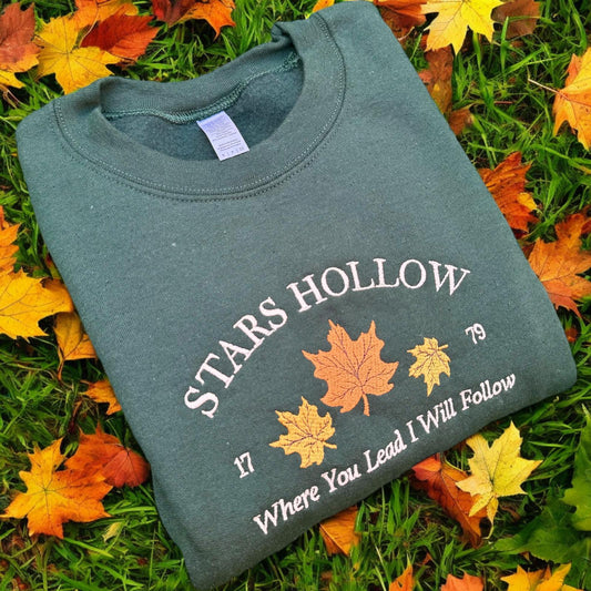 Stars Hollow embroidered sweatshirt