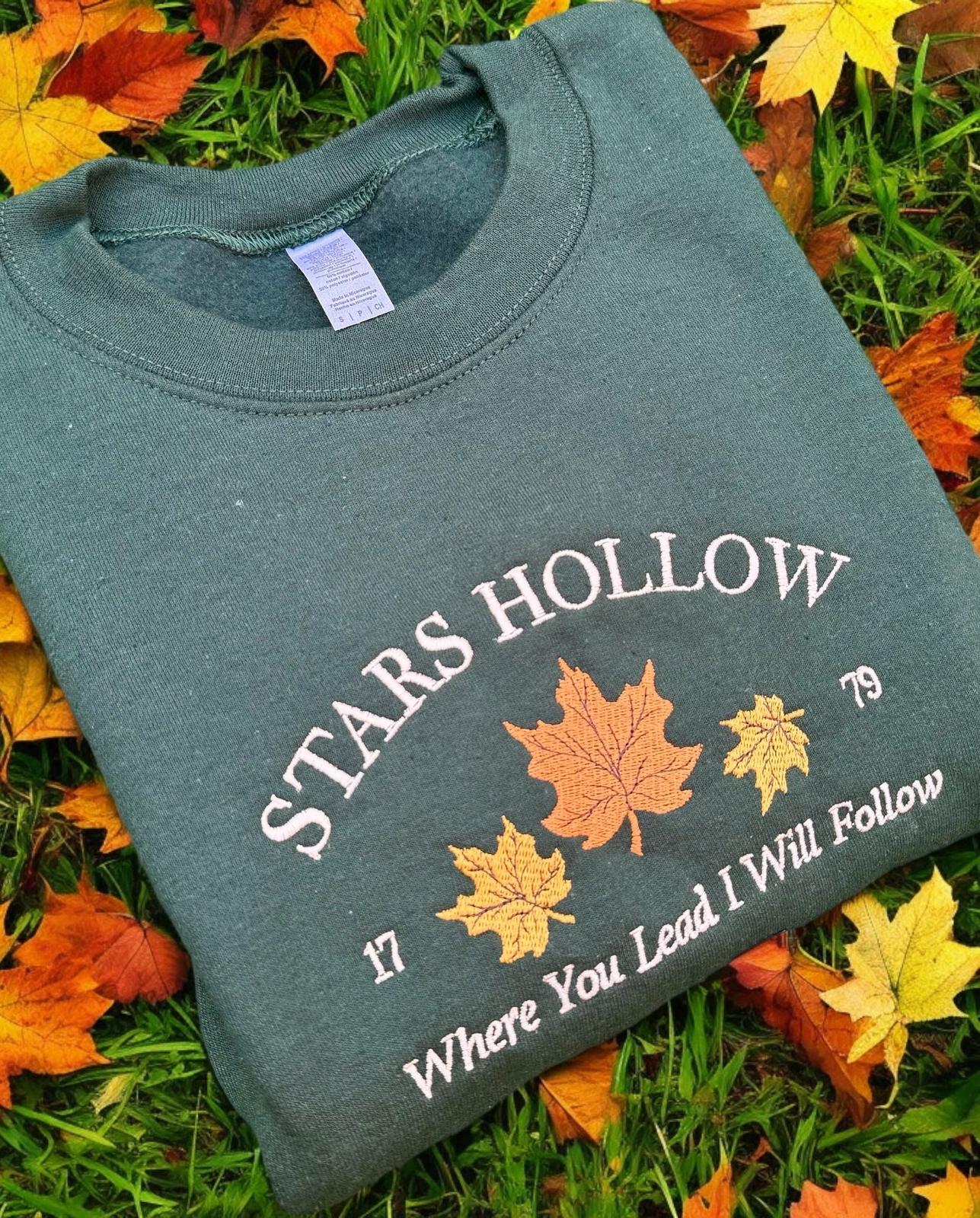 Stars Hollow embroidered sweatshirt