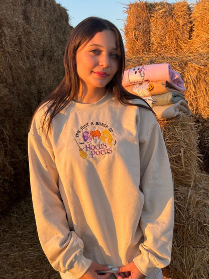 HOCUS POCUS embroidered sweatshirt