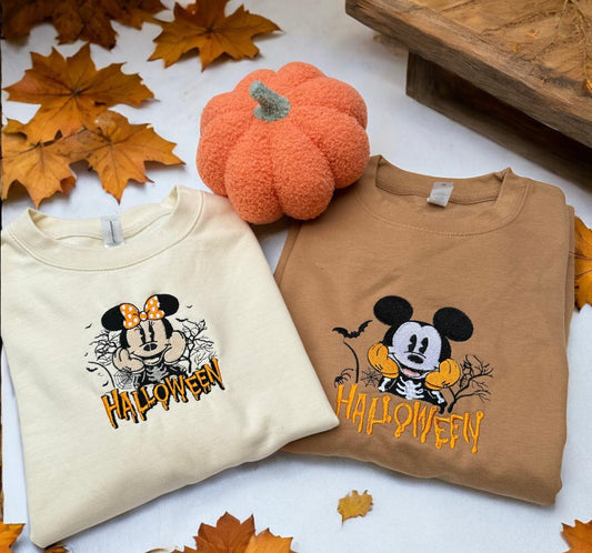 Mouse Couple Halloween Sweatshirt