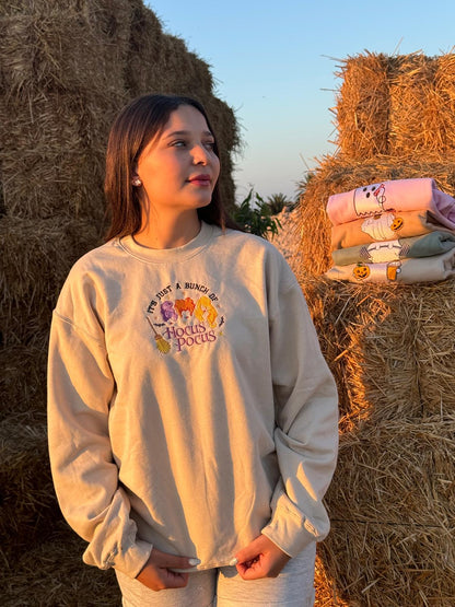 HOCUS POCUS embroidered sweatshirt