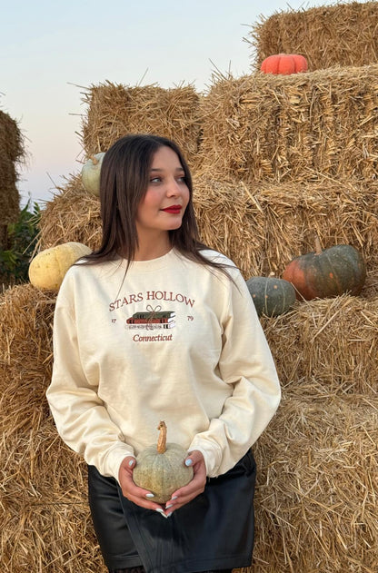 Stars Hollow embroidered sweatshirt