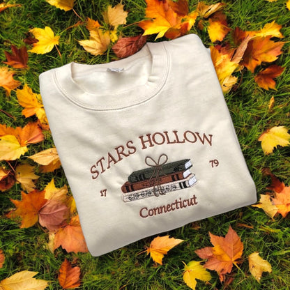 Stars Hollow embroidered sweatshirt